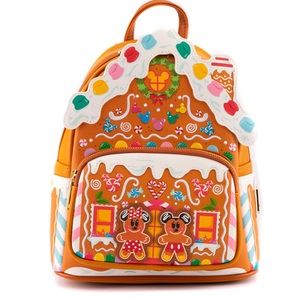 Loungefly gingerbread house Mickey Mouse